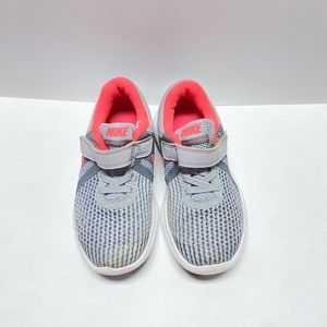 Nike Sneakers, silver/pink, Girls size 11